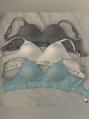 Set of 3 Lucky Brand molded cup bras